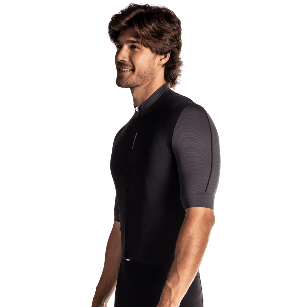 Alitios Men's Black/Gray Vertos Jersey - UrbanCycling.com