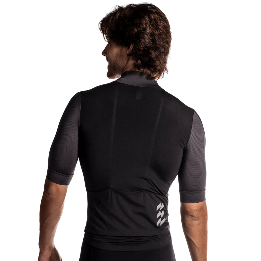 Alitios Men's Black/Gray Vertos Jersey - UrbanCycling.com