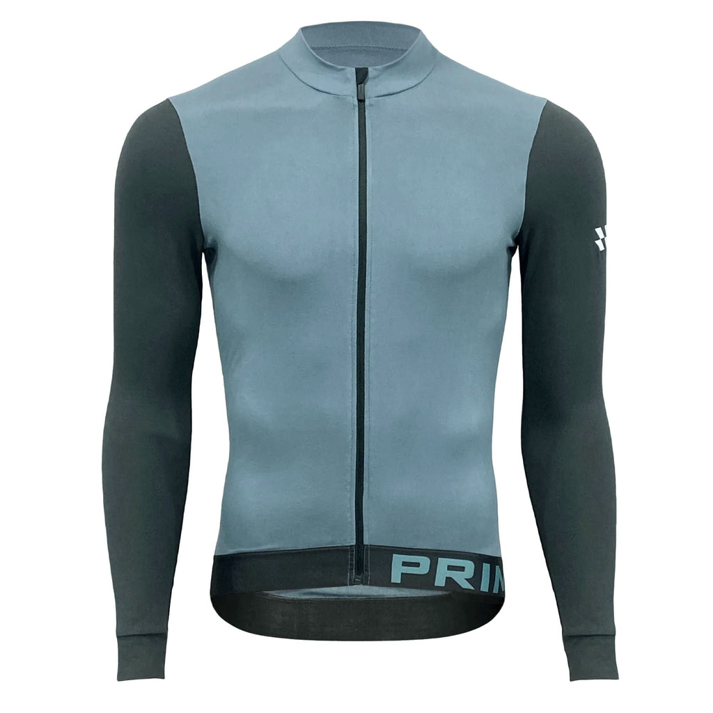 Alitios Men's Blue/Grey Long Sleeve Vertos Jersey - UrbanCycling.com