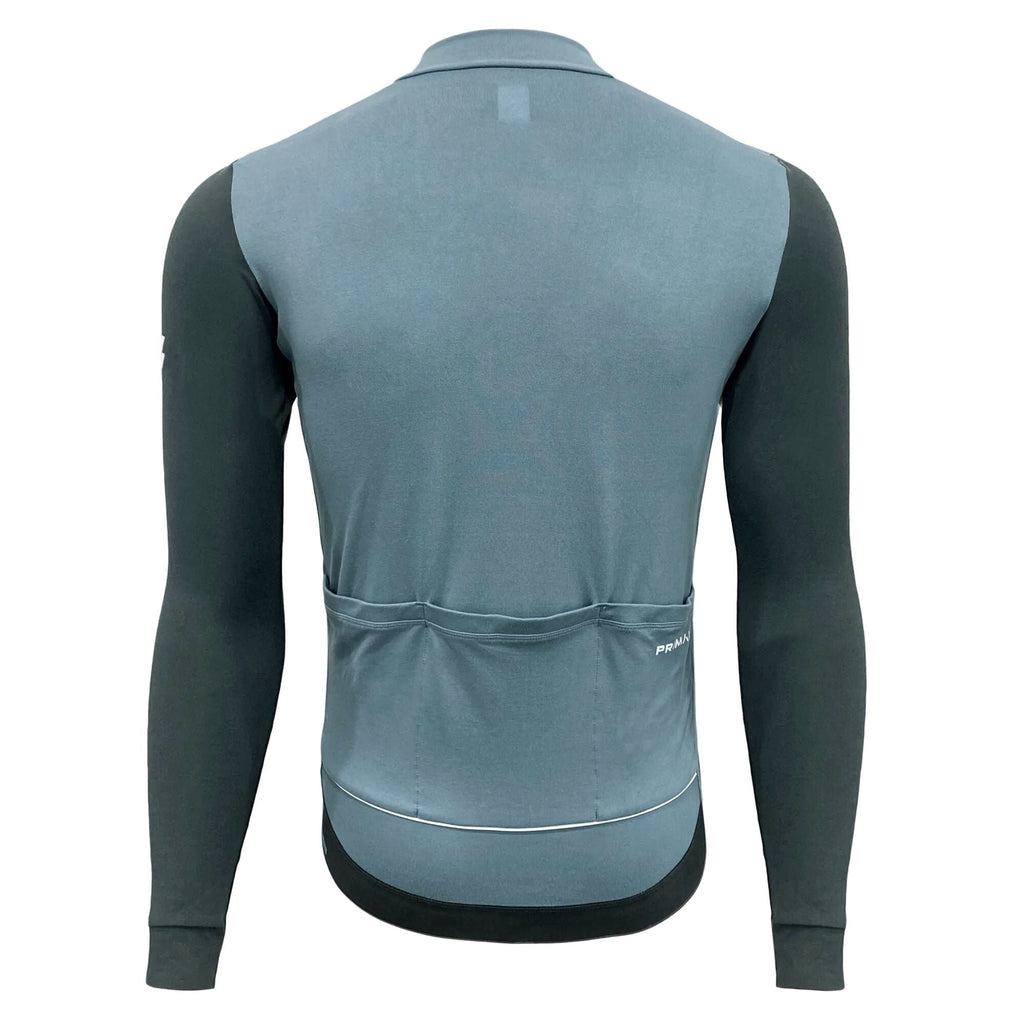 Alitios Men's Blue/Grey Long Sleeve Vertos Jersey - UrbanCycling.com