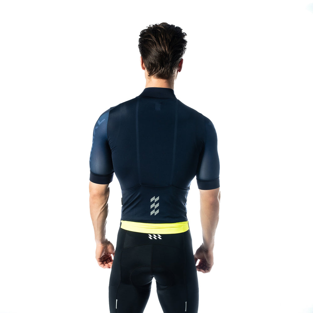 Alitios Men's Navy Vertos Jersey - UrbanCycling.com