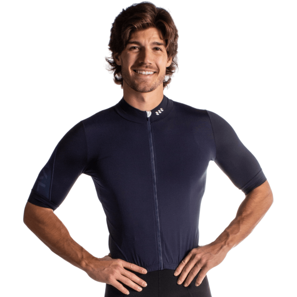 Alitios Men's Navy Vertos Jersey - UrbanCycling.com