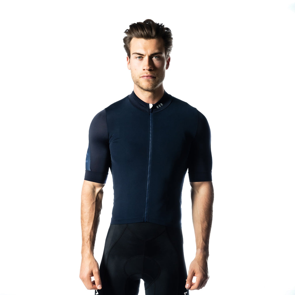 Alitios Men's Navy Vertos Jersey - UrbanCycling.com