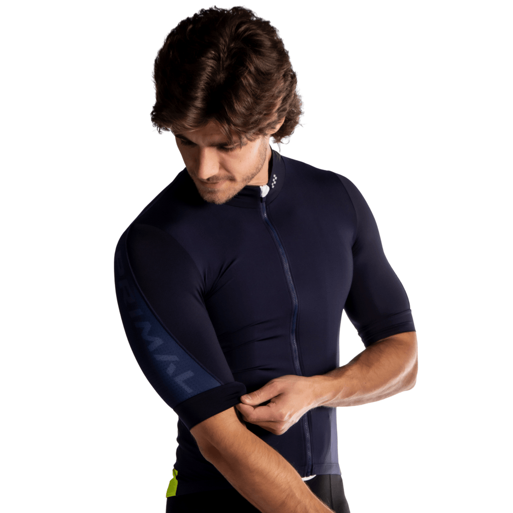 Alitios Men's Navy Vertos Jersey - UrbanCycling.com
