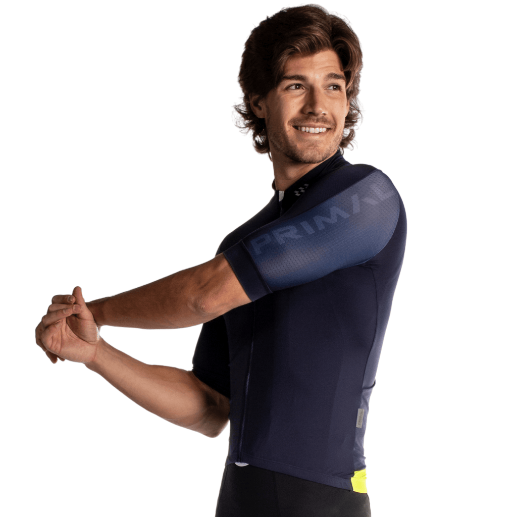Alitios Men's Navy Vertos Jersey - UrbanCycling.com