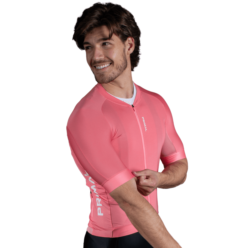 Alitios Men's Pink Etheros Jersey - UrbanCycling.com