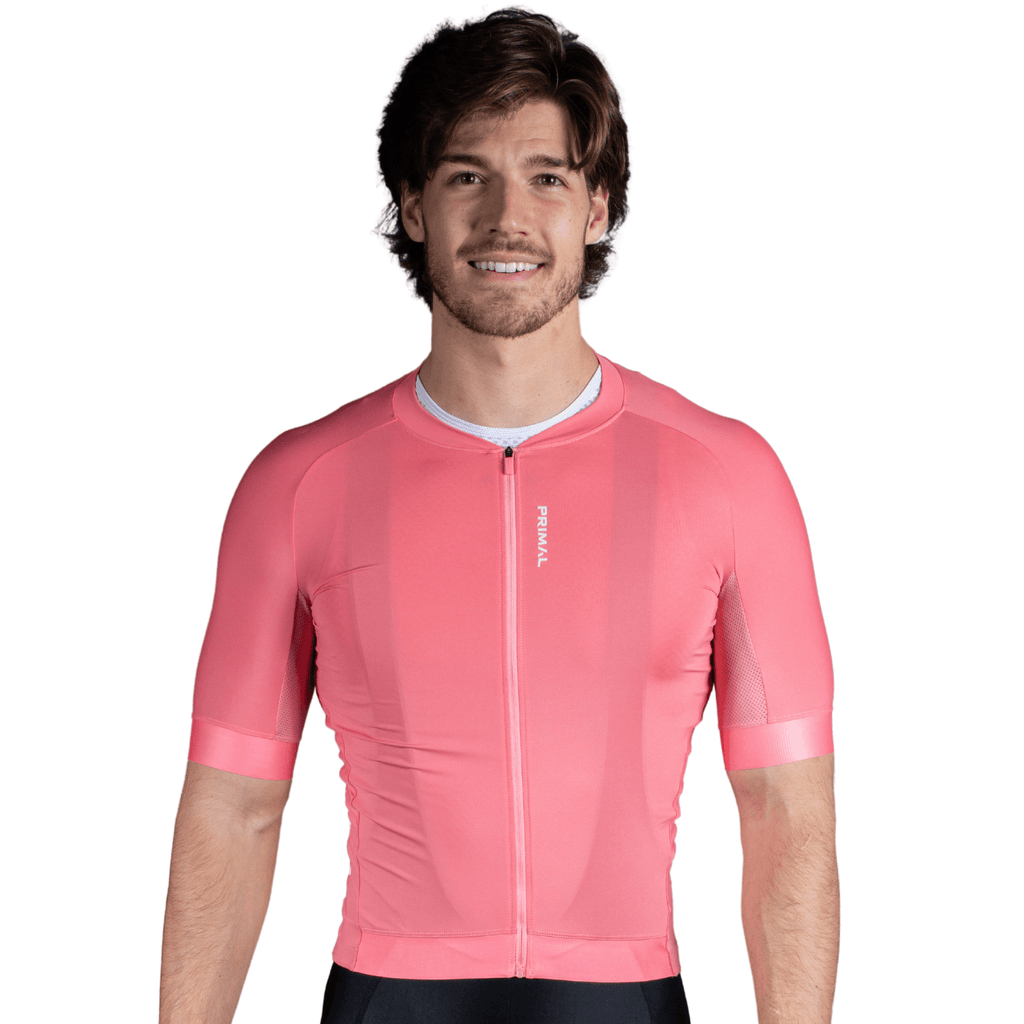 Alitios Men's Pink Etheros Jersey - UrbanCycling.com