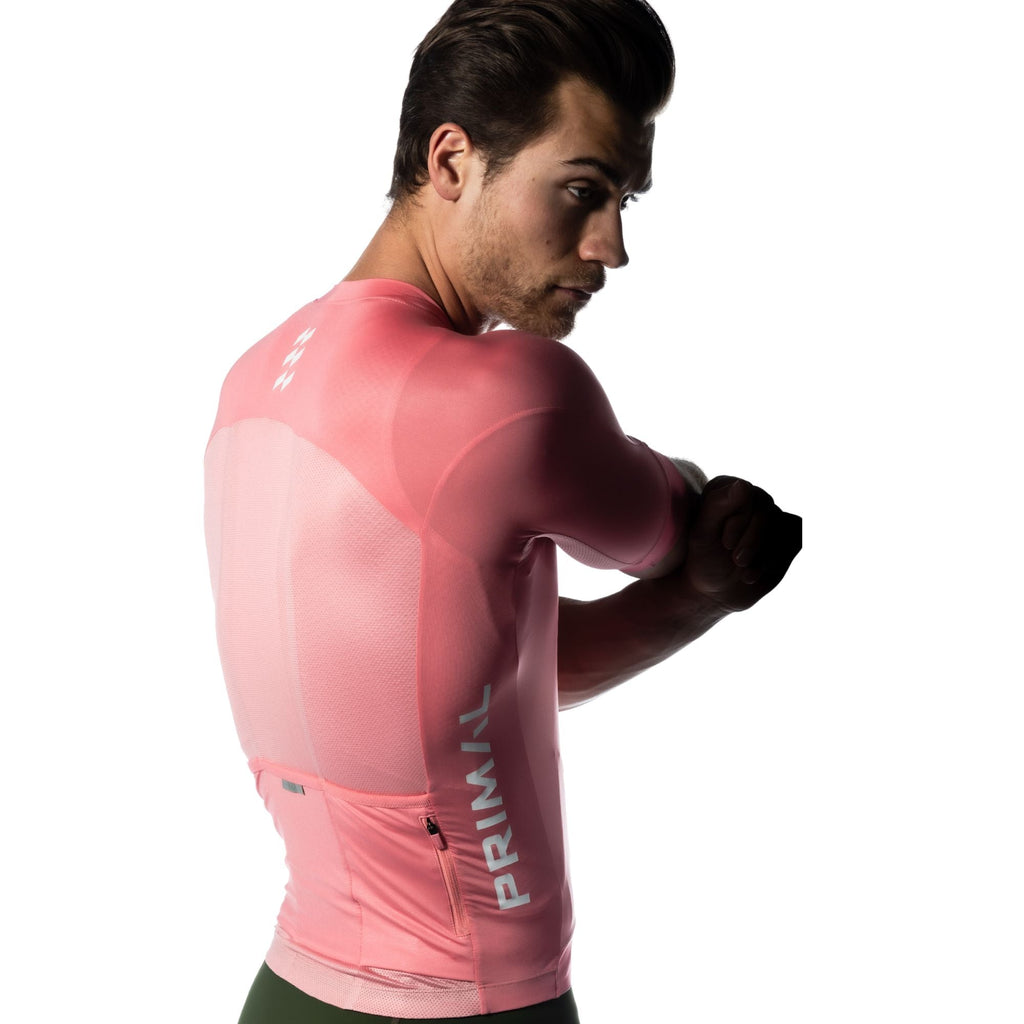 Alitios Men's Pink Etheros Jersey - UrbanCycling.com