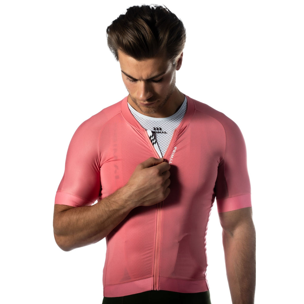 Alitios Men's Pink Etheros Jersey - UrbanCycling.com