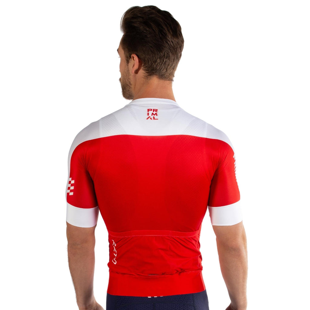 Alitios Men's Racing Red SR Etheros Jersey - UrbanCycling.com