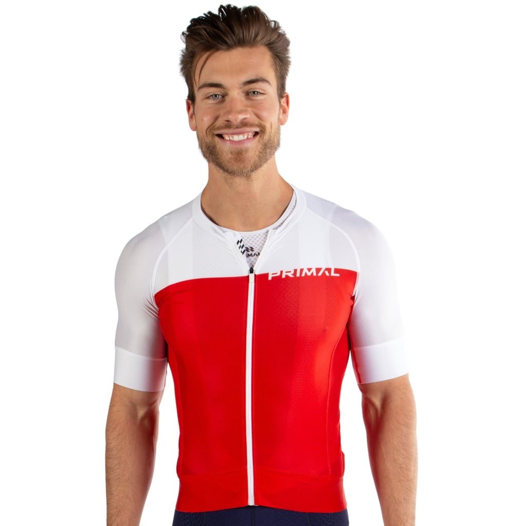 Alitios Men's Racing Red SR Etheros Jersey - UrbanCycling.com