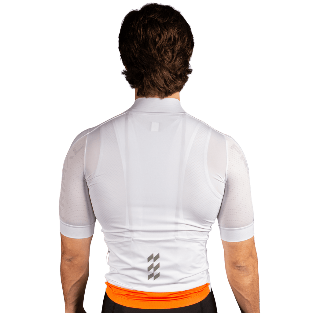 Alitios Men's White Vertos Jersey - UrbanCycling.com