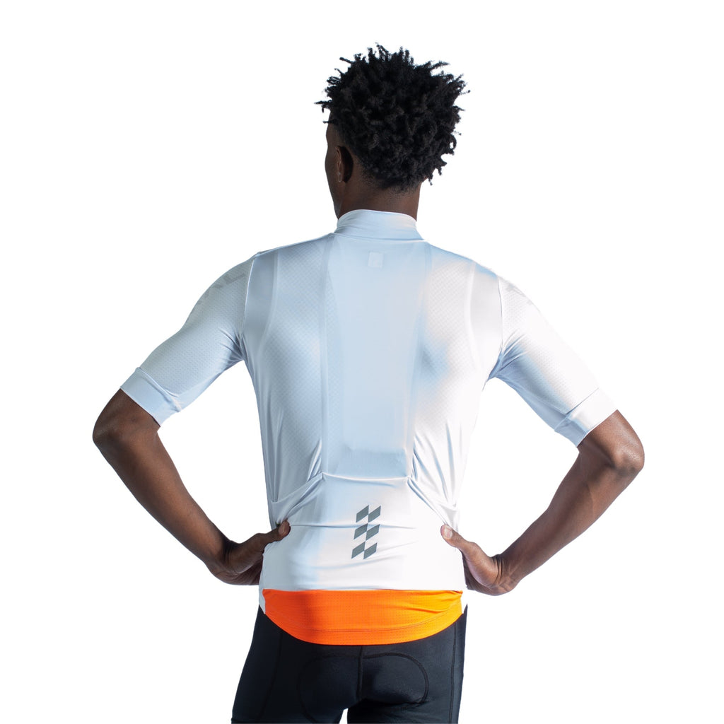 Alitios Men's White Vertos Jersey - UrbanCycling.com