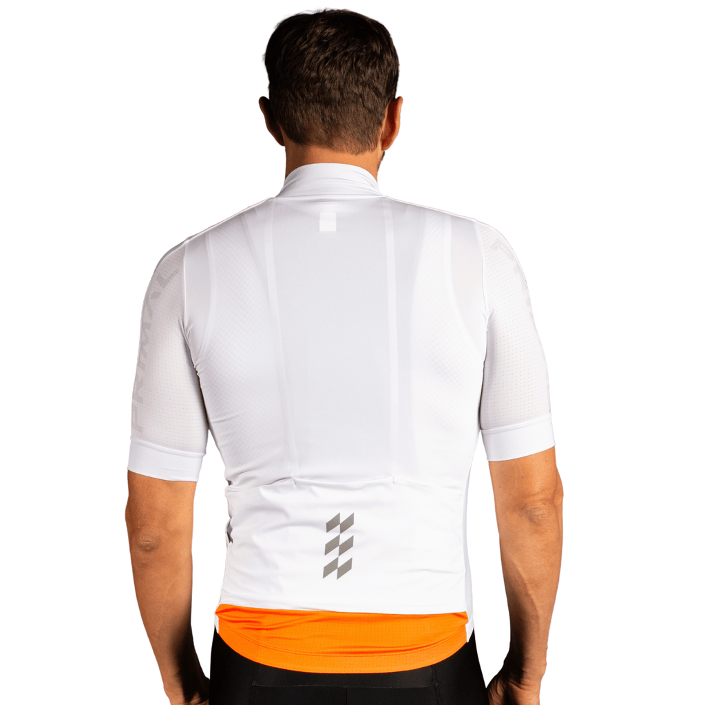 Alitios Men's White Vertos Jersey - UrbanCycling.com