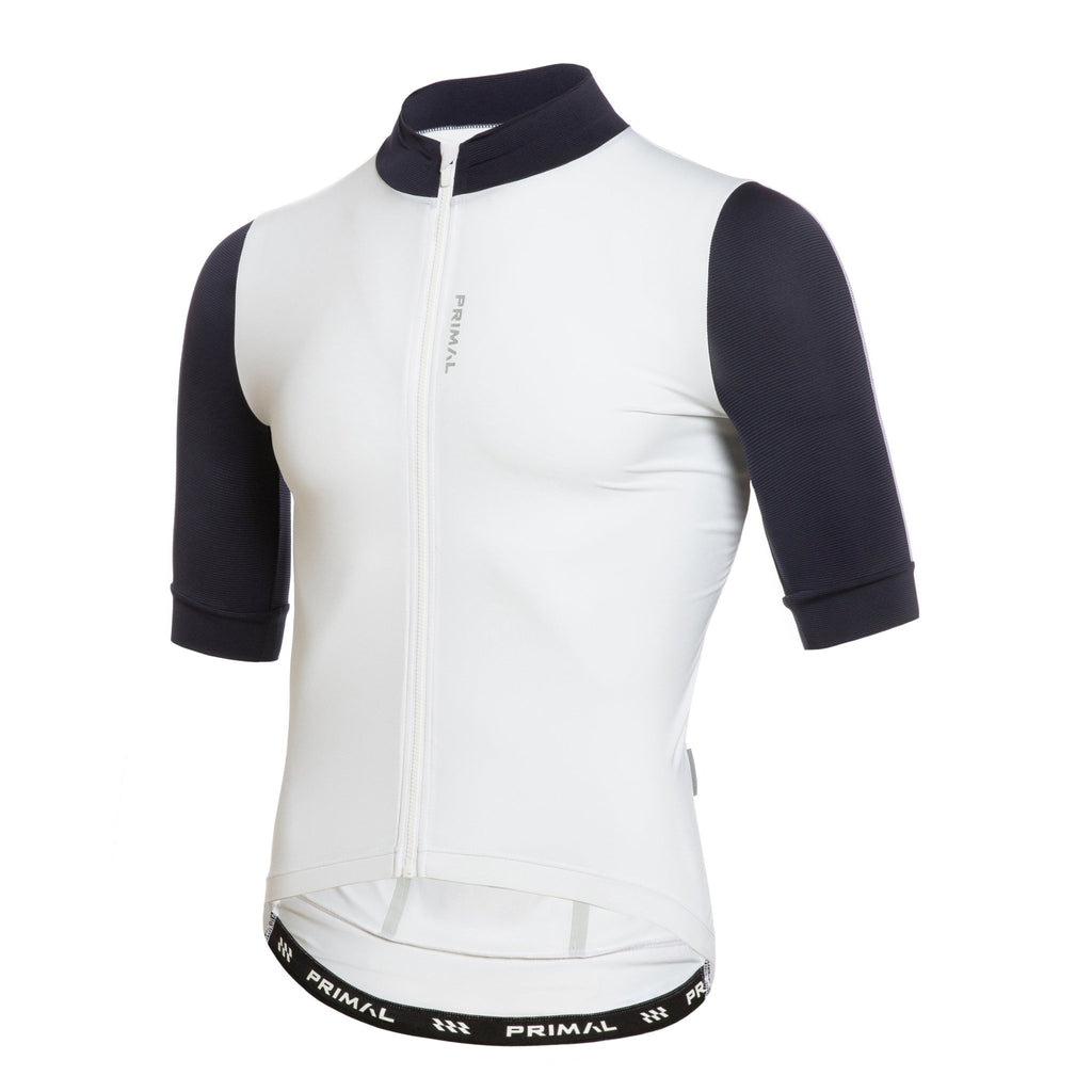 Alitios Men's White/Navy Vertos Jersey - UrbanCycling.com