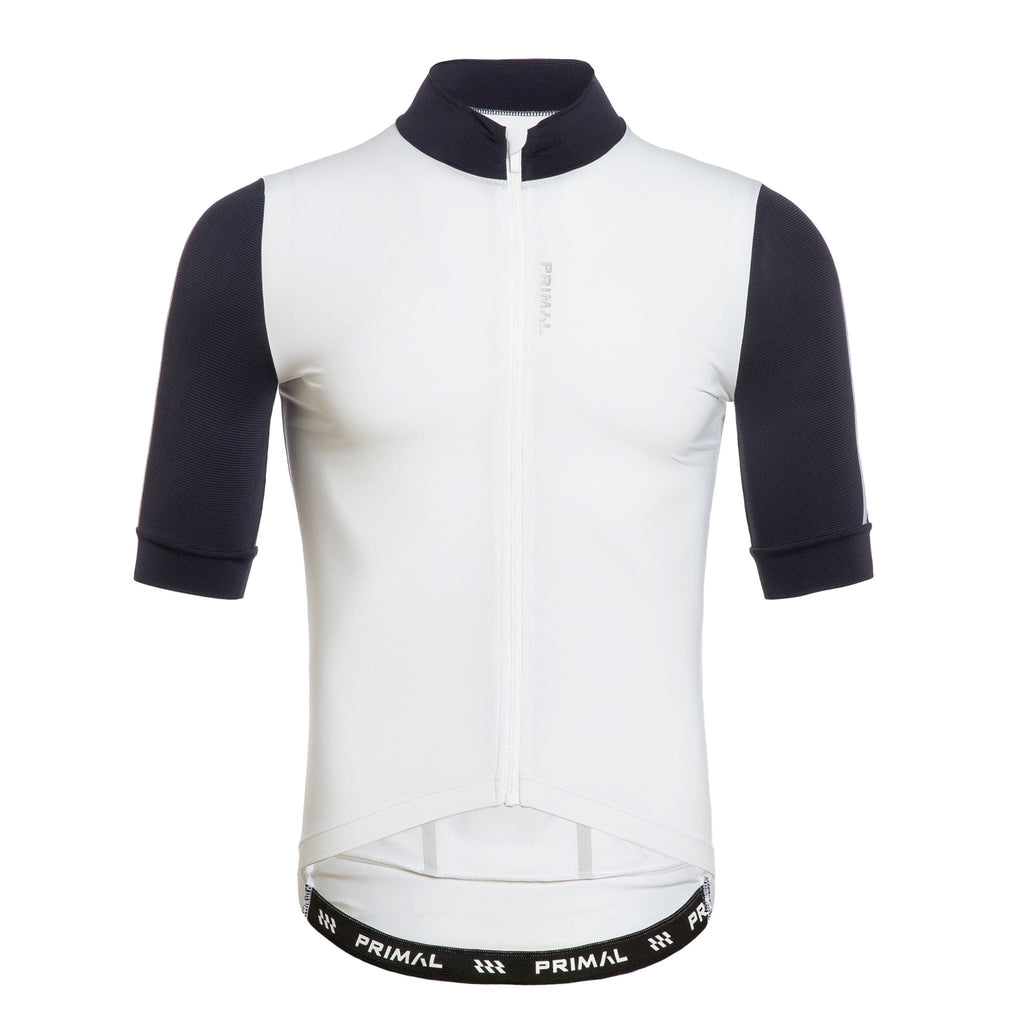 Alitios Men's White/Navy Vertos Jersey - UrbanCycling.com