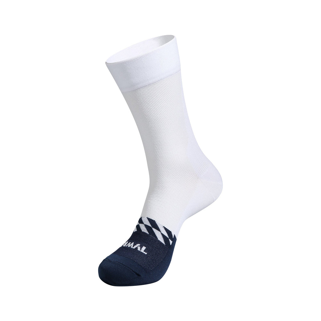 Alitios White + Navy Tread Socks - UrbanCycling.com