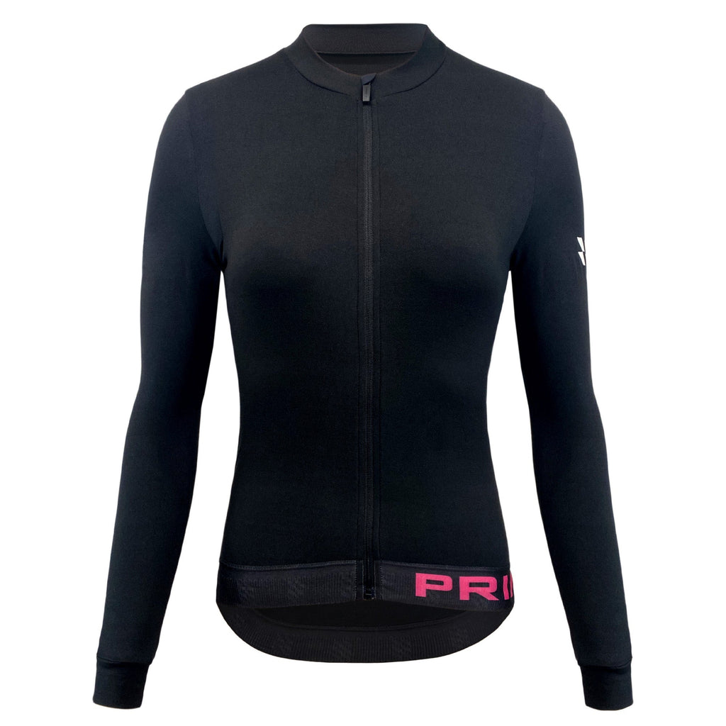 Alitios Women's Black Long Sleeve Vertos Jersey - UrbanCycling.com