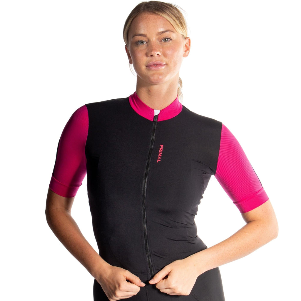 Alitios Women's Black/Pink Vertos Jersey - UrbanCycling.com