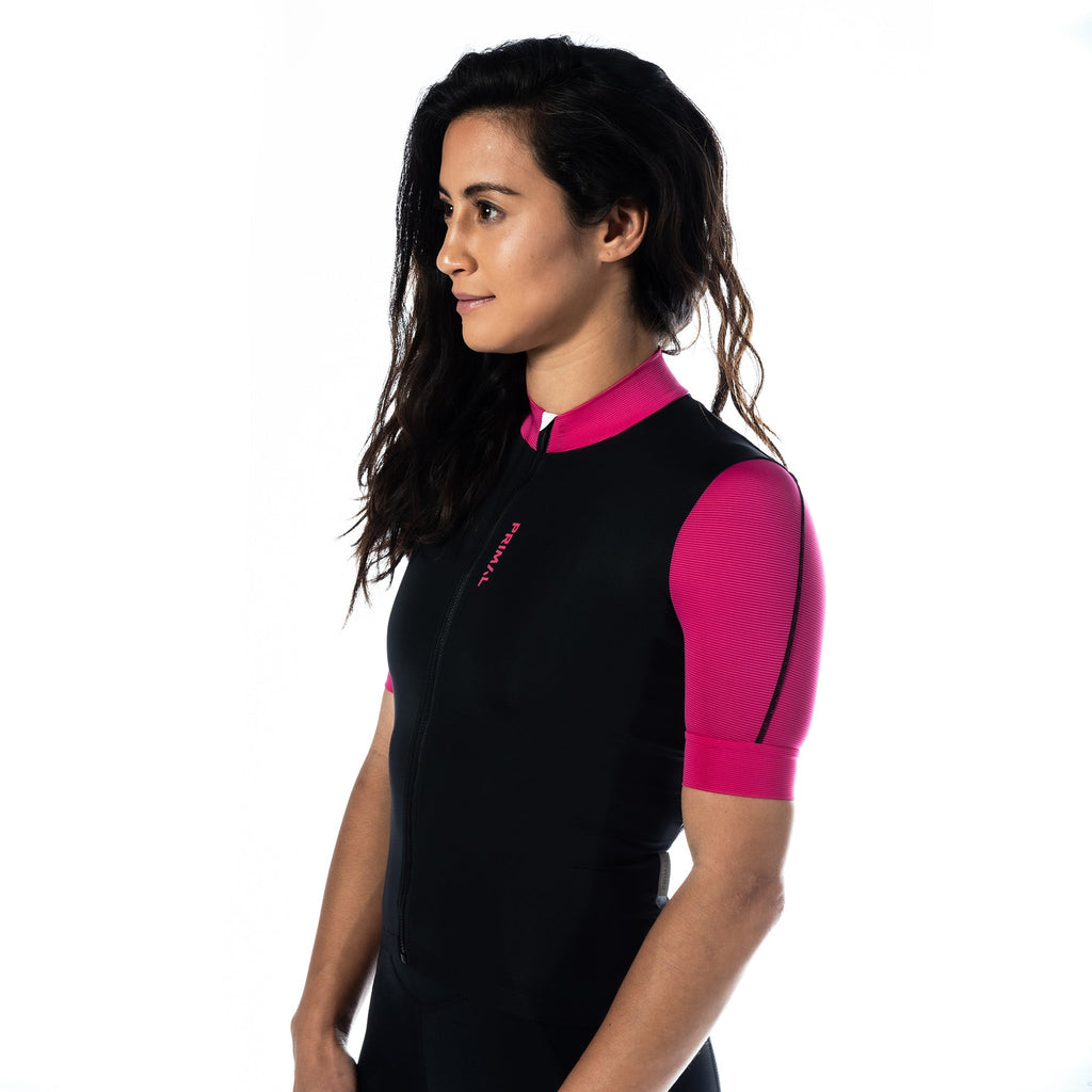 Alitios Women's Black/Pink Vertos Jersey - UrbanCycling.com