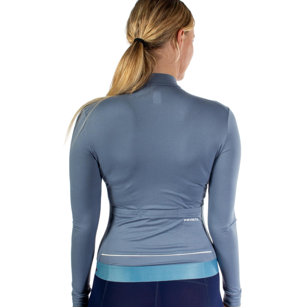 Alitios Women's Blue Long Sleeve Vertos Jersey - UrbanCycling.com