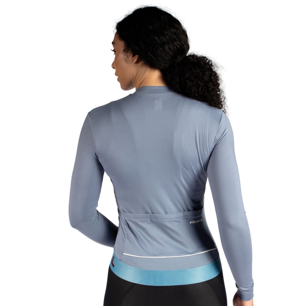 Alitios Women's Blue Long Sleeve Vertos Jersey - UrbanCycling.com