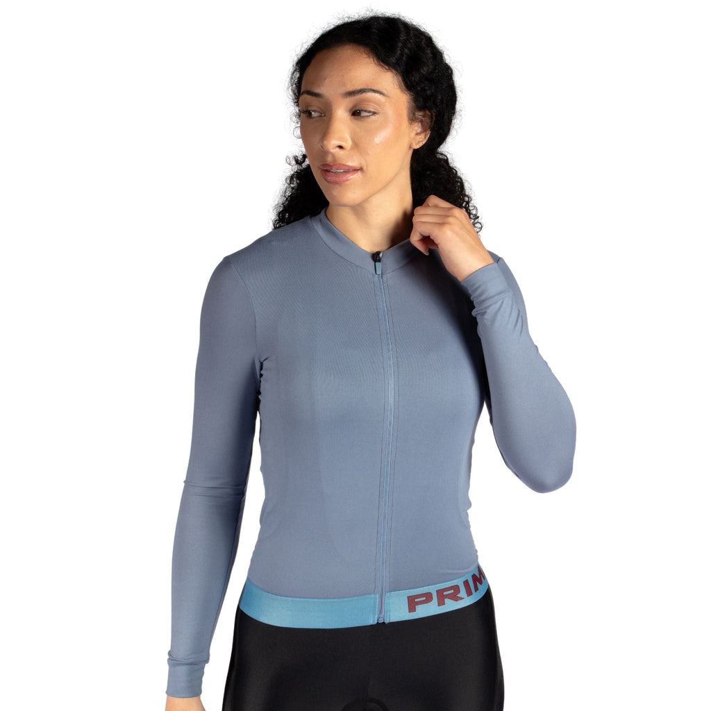 Alitios Women's Blue Long Sleeve Vertos Jersey - UrbanCycling.com