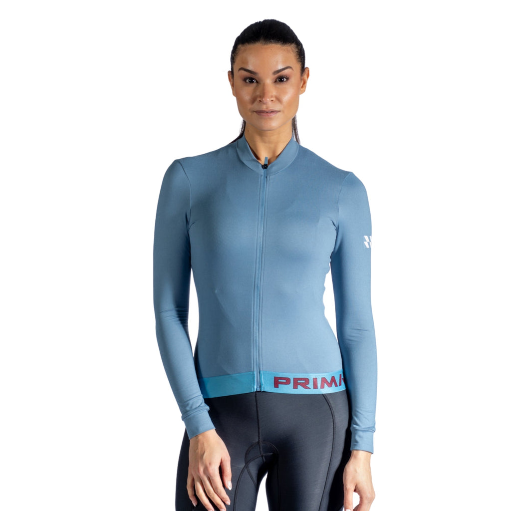 Alitios Women's Blue Long Sleeve Vertos Jersey - UrbanCycling.com