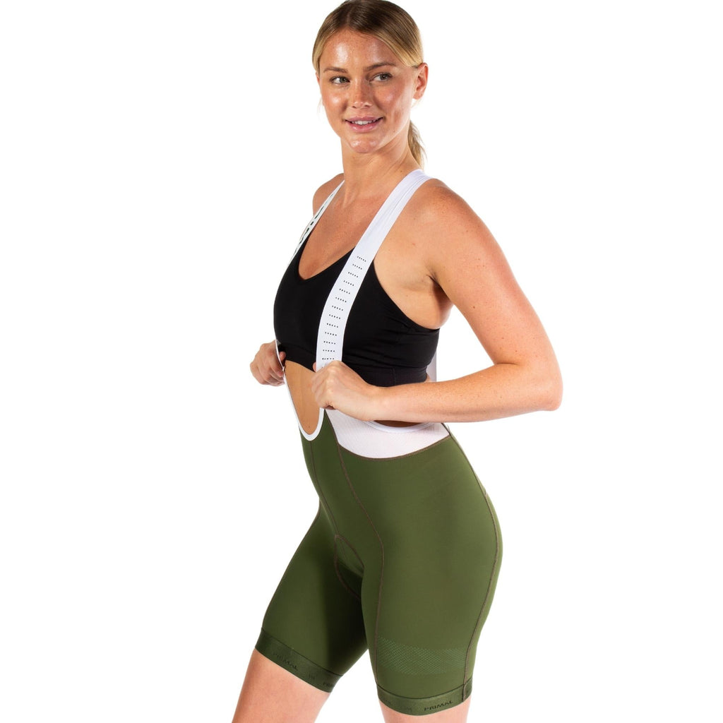 Alitios Women's Khaki Etheros Bibs - UrbanCycling.com