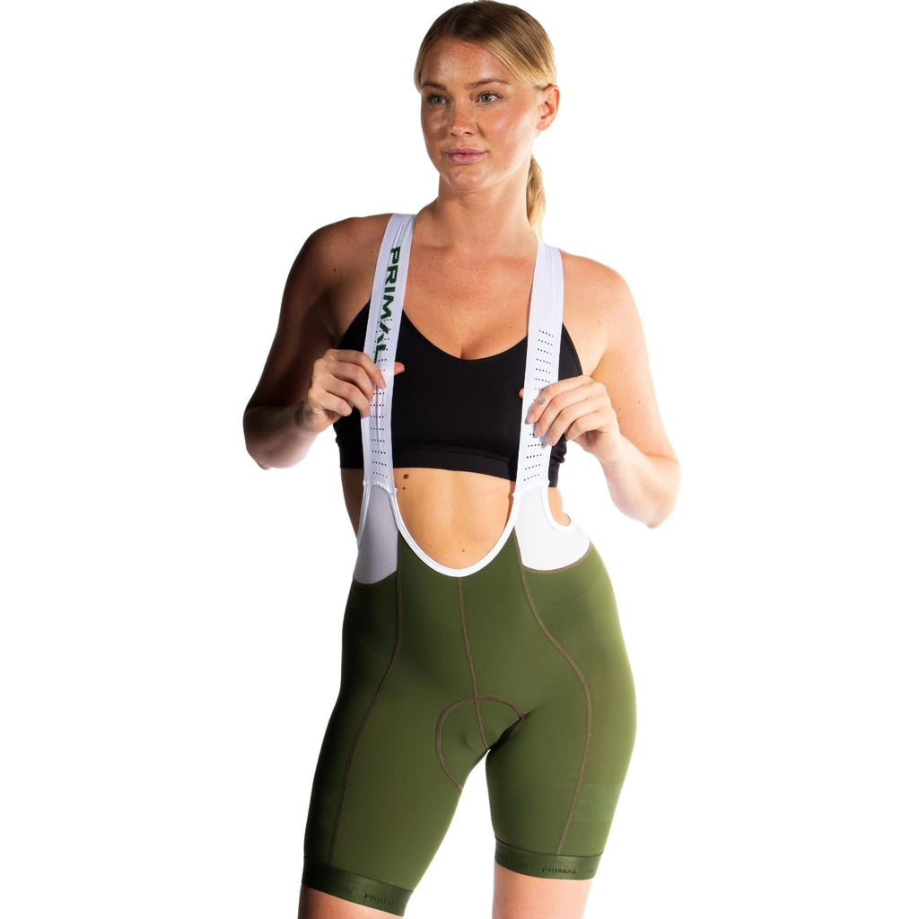 Alitios Women's Khaki Etheros Bibs - UrbanCycling.com