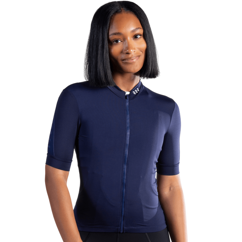 Alitios Women's Navy Vertos Jersey - UrbanCycling.com