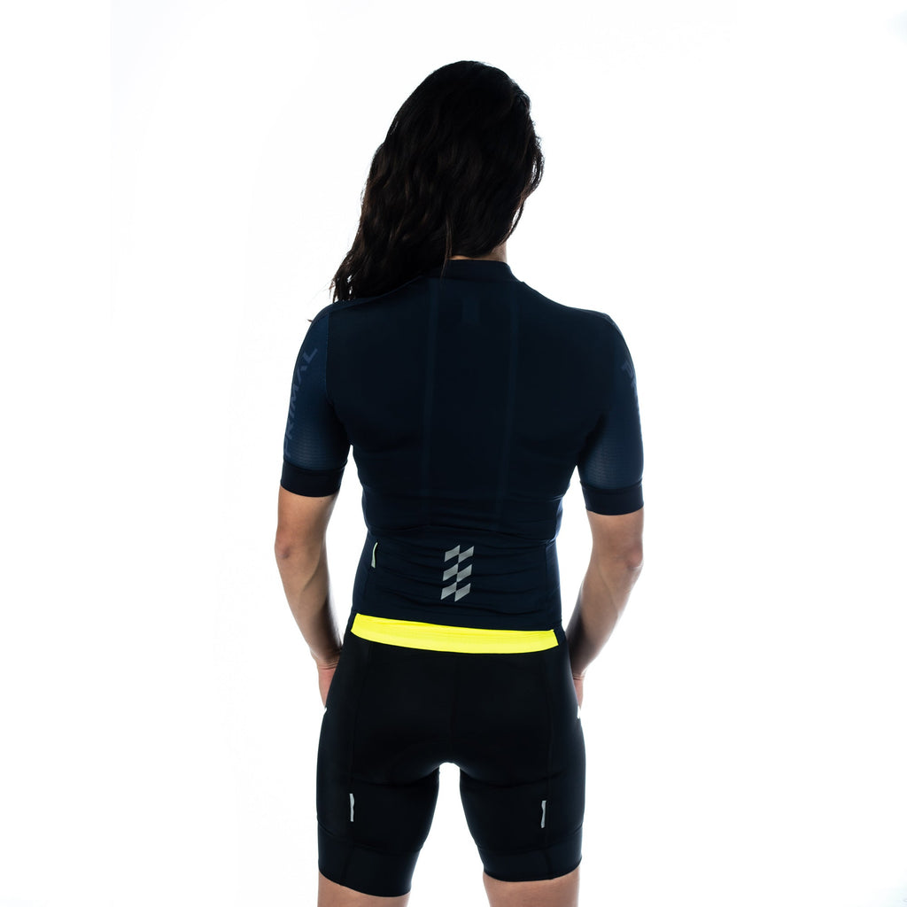 Alitios Women's Navy Vertos Jersey - UrbanCycling.com