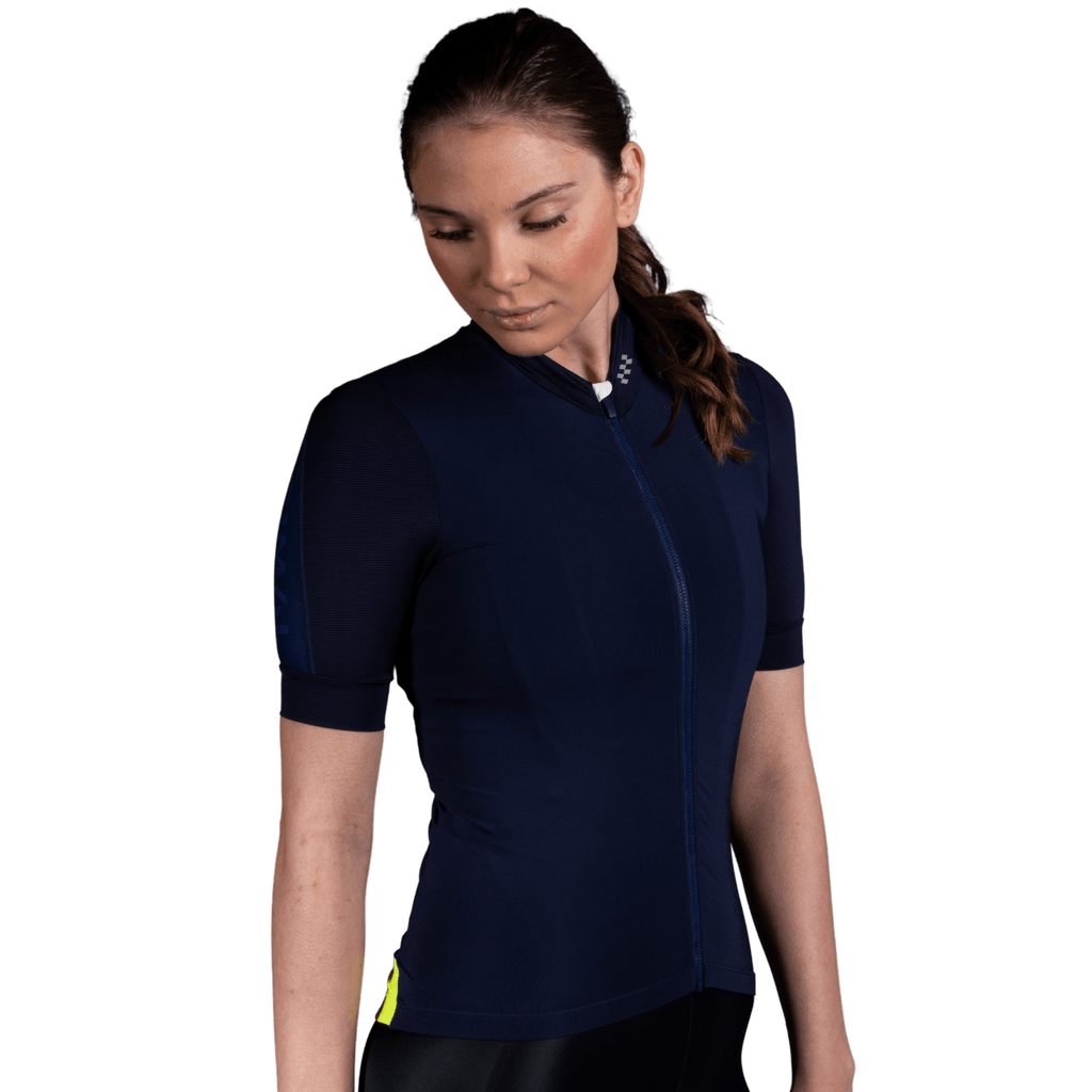 Alitios Women's Navy Vertos Jersey - UrbanCycling.com