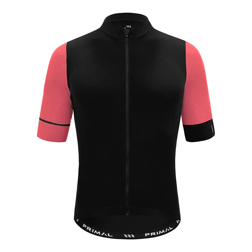 Alitios Women's Pink/Black Timavis Wool Jersey - UrbanCycling.com