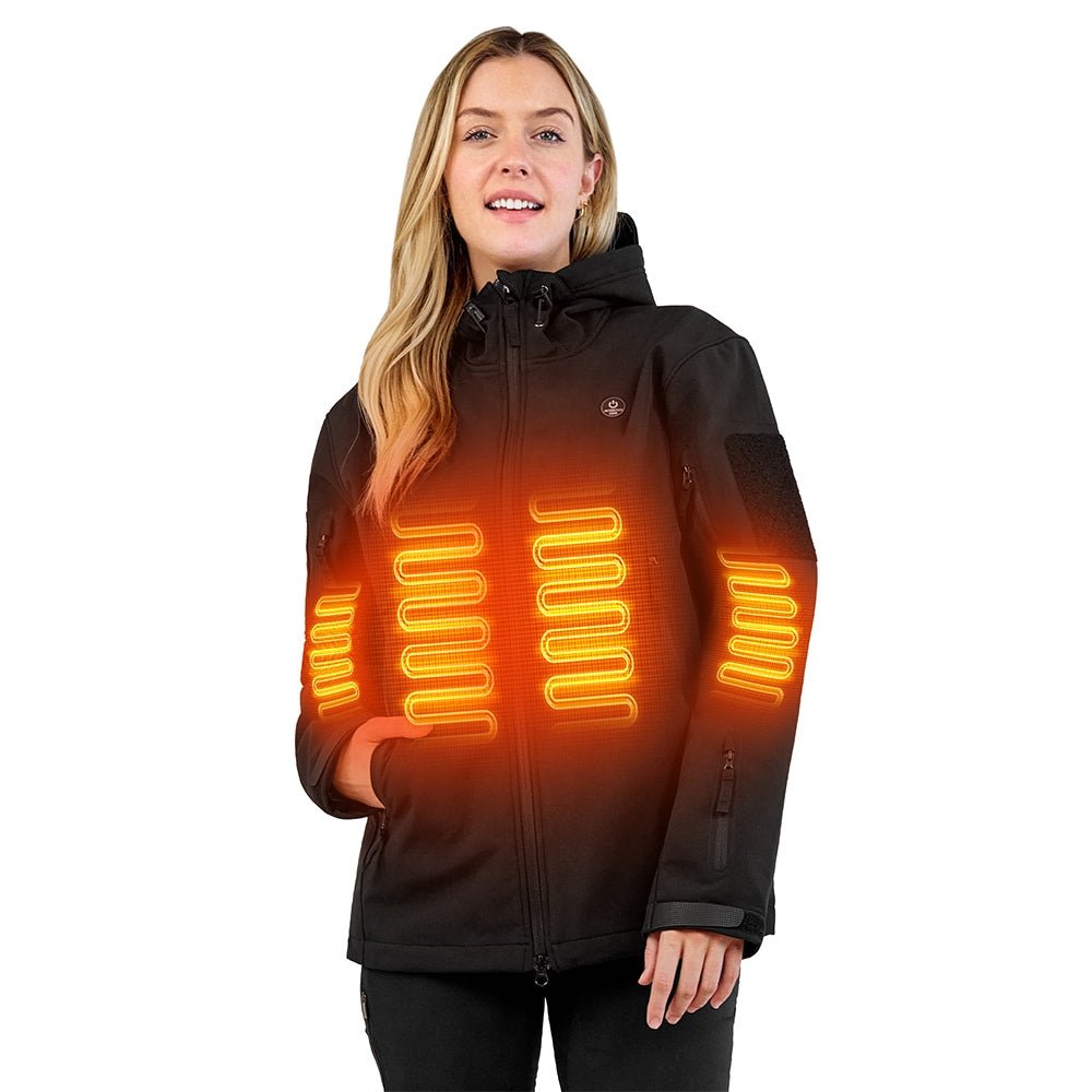 ANTARCTICA GEAR Heated Jacket for Men and Women, Winter Coat Soft Shell Heating Hood Jacket - UrbanCycling.com