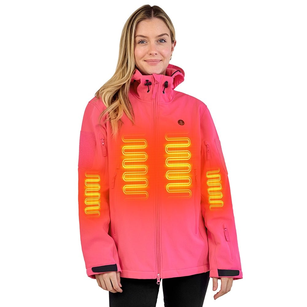 ANTARCTICA GEAR Heated Jacket for Men and Women, Winter Coat Soft Shell Heating Hood Jacket - UrbanCycling.com
