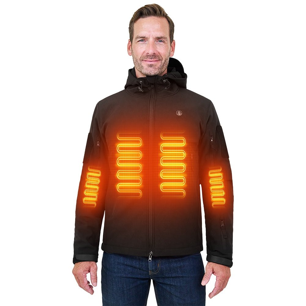 ANTARCTICA GEAR Heated Jacket for Men and Women, Winter Coat Soft Shell Heating Hood Jacket - UrbanCycling.com