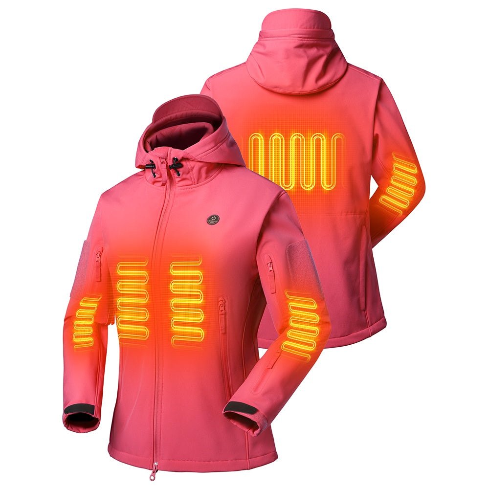 ANTARCTICA GEAR Heated Jacket for Men and Women, Winter Coat Soft Shell Heating Hood Jacket - UrbanCycling.com