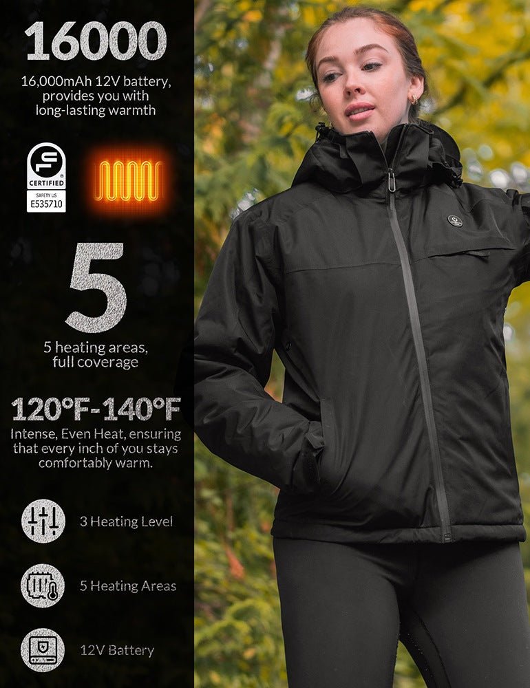 ANTARCTICA GEAR Heated Jacket, Ski Jacket Coat For Women Winter Coat - UrbanCycling.com