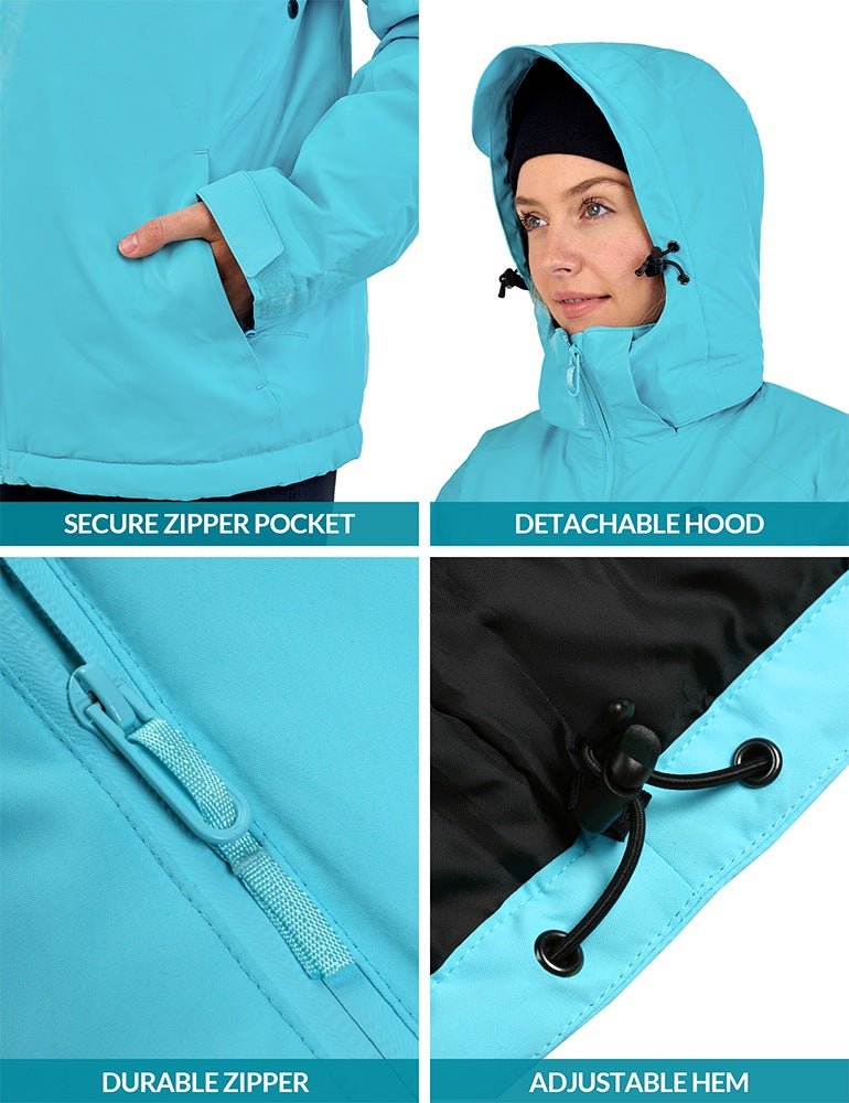 ANTARCTICA GEAR Heated Jacket, Ski Jacket Coat For Women Winter Coat - UrbanCycling.com