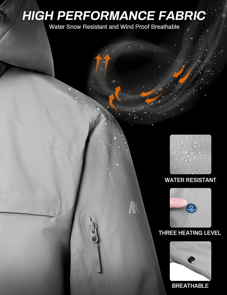 ANTARCTICA GEAR Heated Jacket, Ski Jacket Coat For Women Winter Coat - UrbanCycling.com