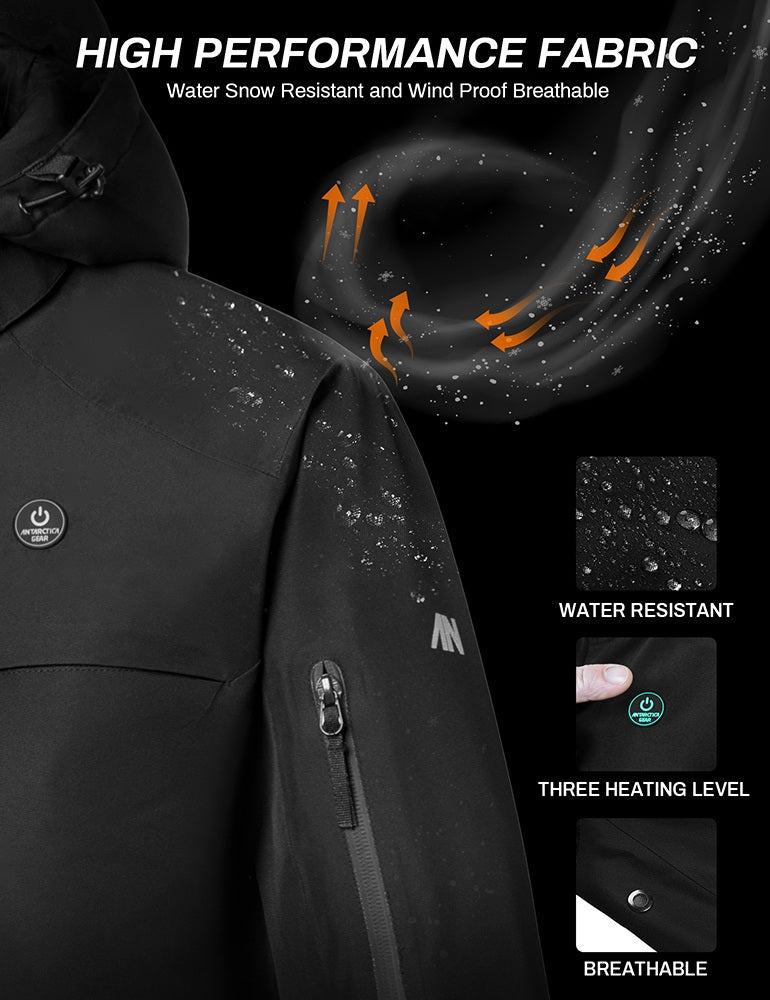 ANTARCTICA GEAR Heated Jacket, Ski Jacket Coat For Women Winter Coat - UrbanCycling.com