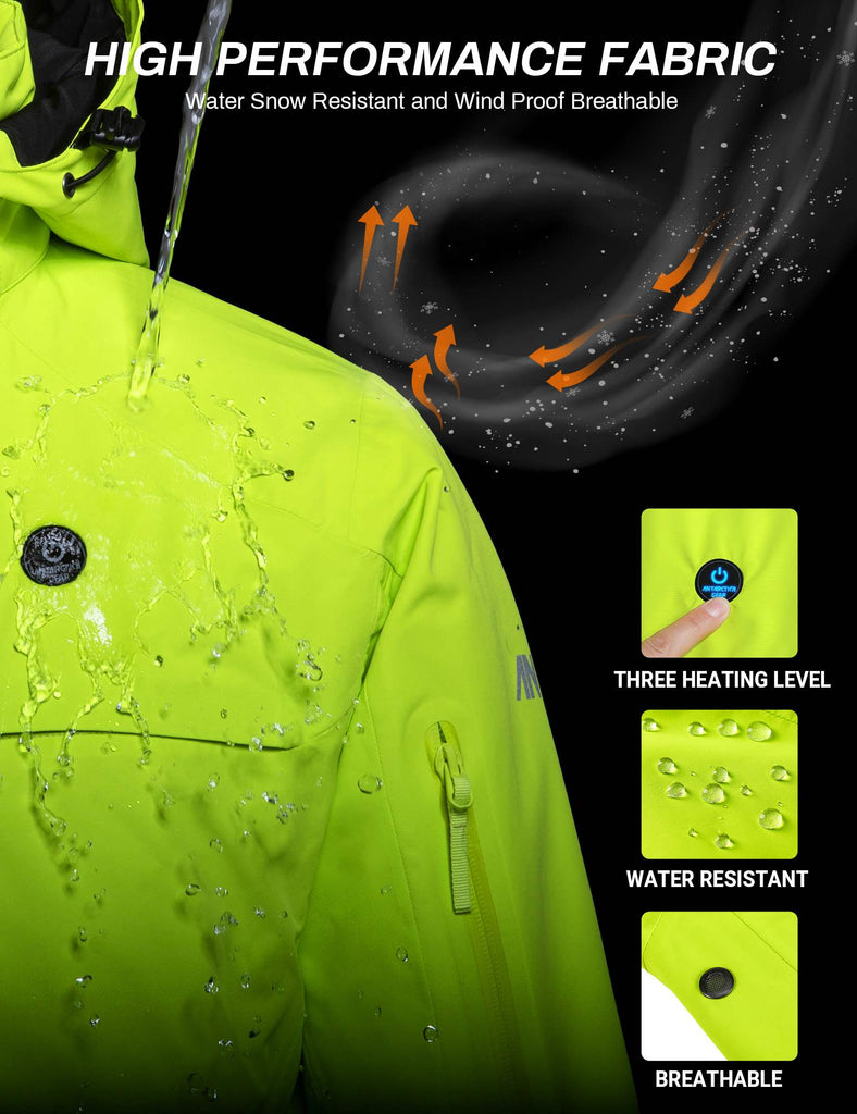ANTARCTICA GEAR Heated Jacket, Ski Jacket Coat For Women Winter Coat - UrbanCycling.com