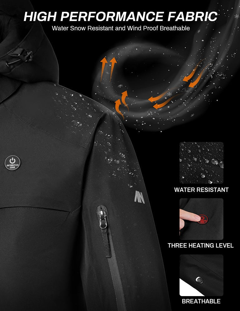 ANTARCTICA GEAR Heated Jacket, Ski Jacket Coat For Women Winter Coat - UrbanCycling.com