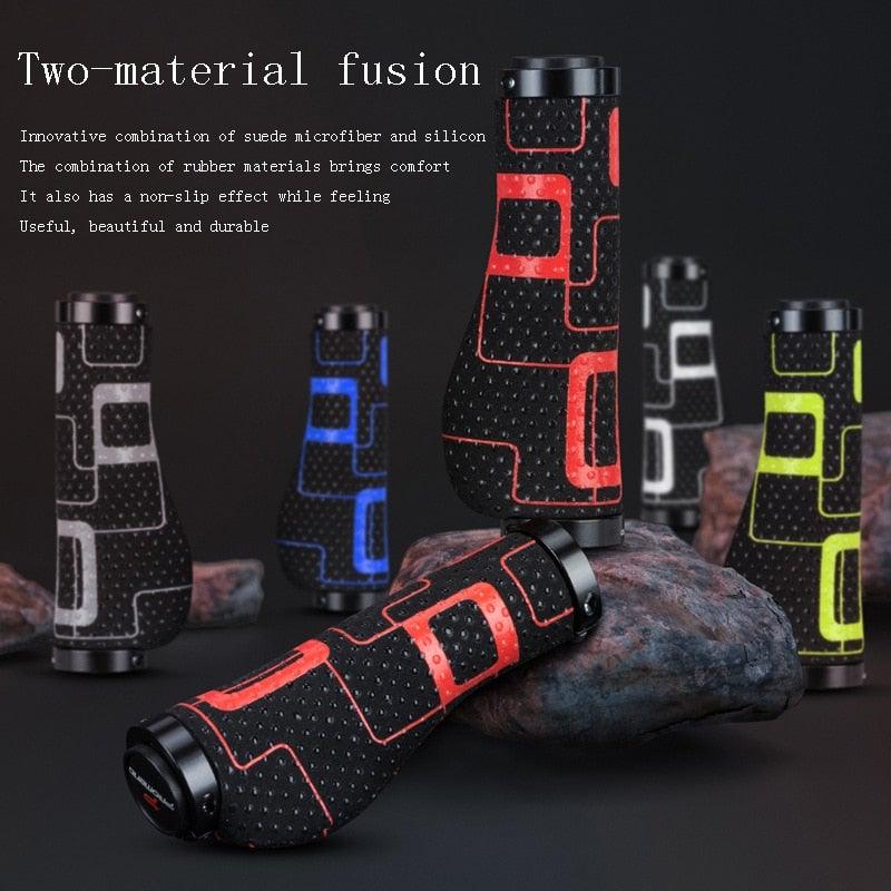 Anti - Slip Handle Bicycle Grips Cuffs Handles For Bicycle Handlebar On The Bike Grips New Generation Bike Handlebar Grip Soft Gel Inserts Shock Resistance Ergonomics Comfort Design - UrbanCycling.com