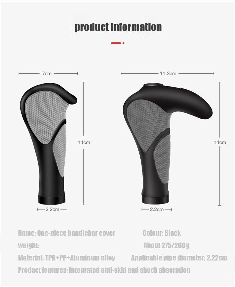 Anti - Slip Handle Bicycle Grips Cuffs Handles For Bicycle Handlebar On The Bike Grips New Generation Bike Handlebar Grip Soft Gel Inserts Shock Resistance Ergonomics Comfort Design - UrbanCycling.com