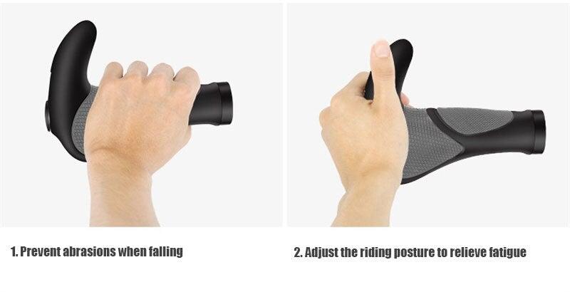 Anti - Slip Handle Bicycle Grips Cuffs Handles For Bicycle Handlebar On The Bike Grips New Generation Bike Handlebar Grip Soft Gel Inserts Shock Resistance Ergonomics Comfort Design - UrbanCycling.com