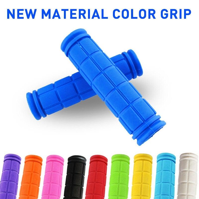 Anti Slip Mountain Road Cycling Bike Bicycle Handlebar Cover Grips Smooth Soft Rubber Non - slip Handle Grip Lock Bar Bike Handlebar Grips Non - Slip Rubber Mushroom Bicycle Grips Perfect For Scooter Cruiser Tricycle - UrbanCycling.com