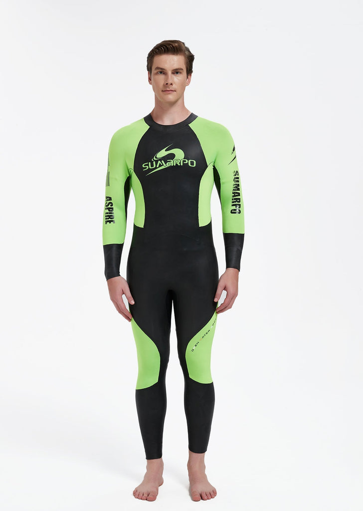 Aspire Men's Open Water Swimming Wetsuit (Breaststroke & Free Style) - UrbanCycling.com