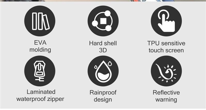 Bicycle Bag Phone Bag Waterproof Front Frame Cycling Bag Sensitive Touch Screen Road Bike Bag Bicycle Phone Bag Bike Phone Holder EVA Waterproof Handlebar Bag With Sensitive Bike Phone Front Frame Bag Bicycle Bag Phone Mount Top Tube Bag Bike 6.0 - 7.4 Inch - UrbanCycling.com